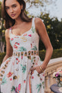 Santorini Dress in Postcard View 5